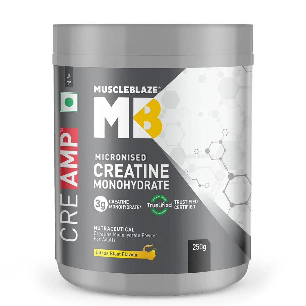 MuscleBlaze Micronised Creatine Monohydrate CreAMP