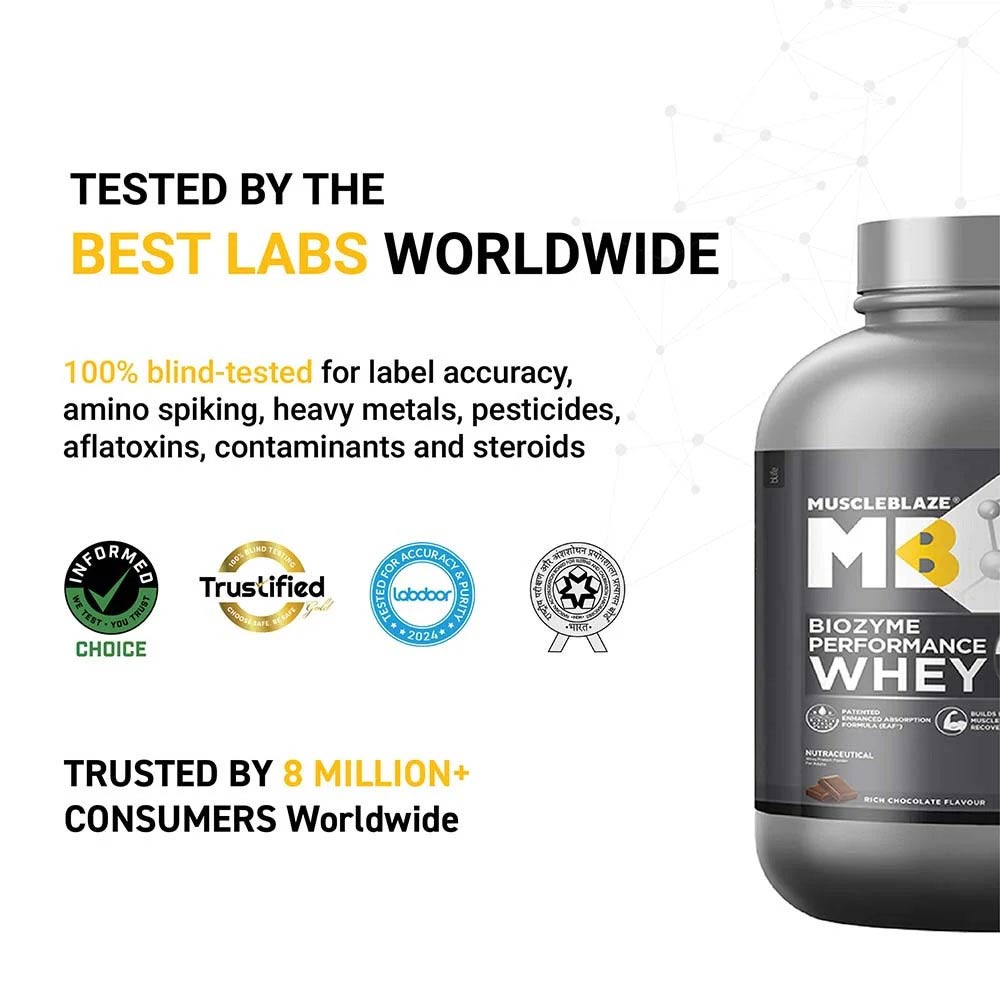 MuscleBlaze Biozyme Performance Whey Protein