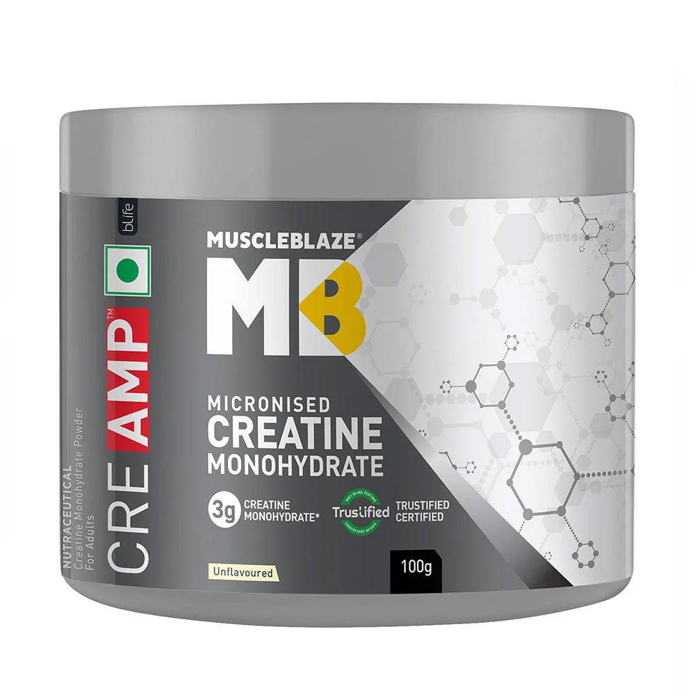 MuscleBlaze Micronised Creatine Monohydrate CreAMP