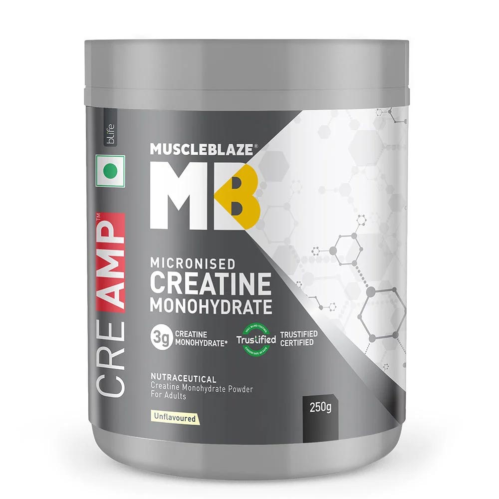 MuscleBlaze Micronised Creatine Monohydrate CreAMP
