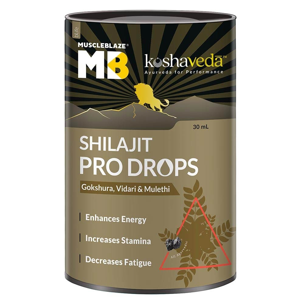 Koshaveda Shilajit Pro Drops by MuscleBlaze