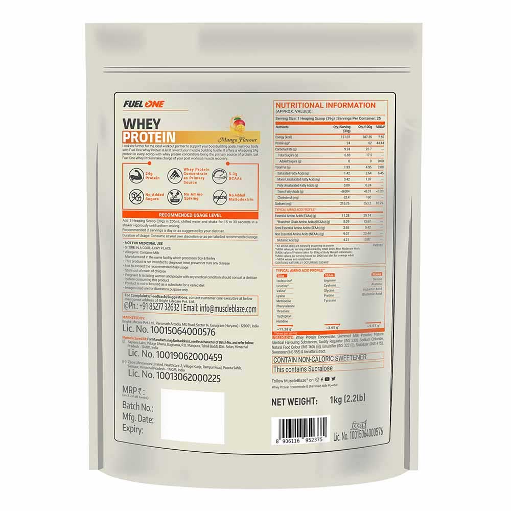 MB Fuel One Whey Protein Powder