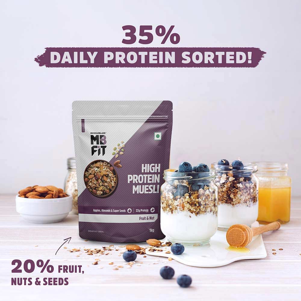 MuscleBlaze High Protein Muesli