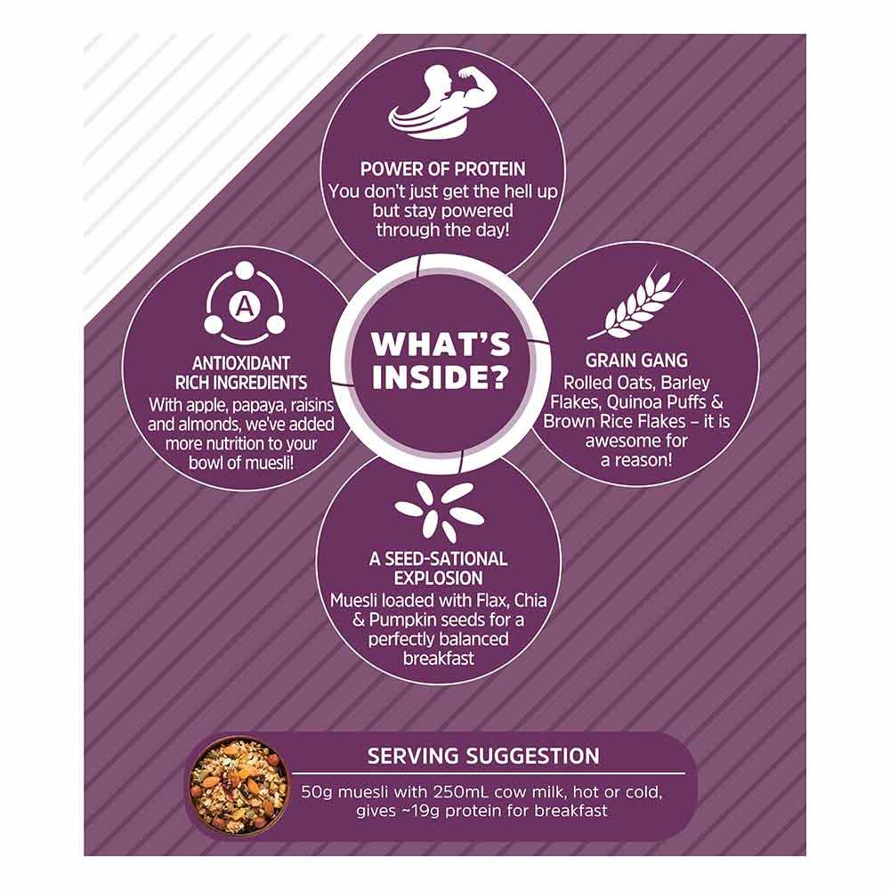 MuscleBlaze High Protein Muesli