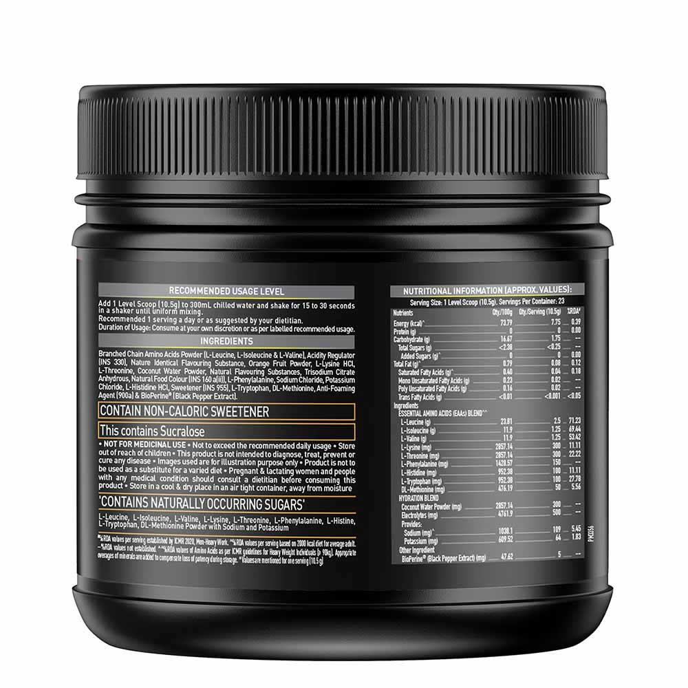 MuscleBlaze EAA 6000 250g (0.55lb), Lemonade Flavor