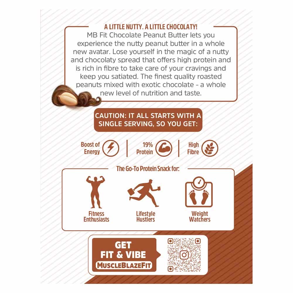 MuscleBlaze Chocolate Peanut Butter