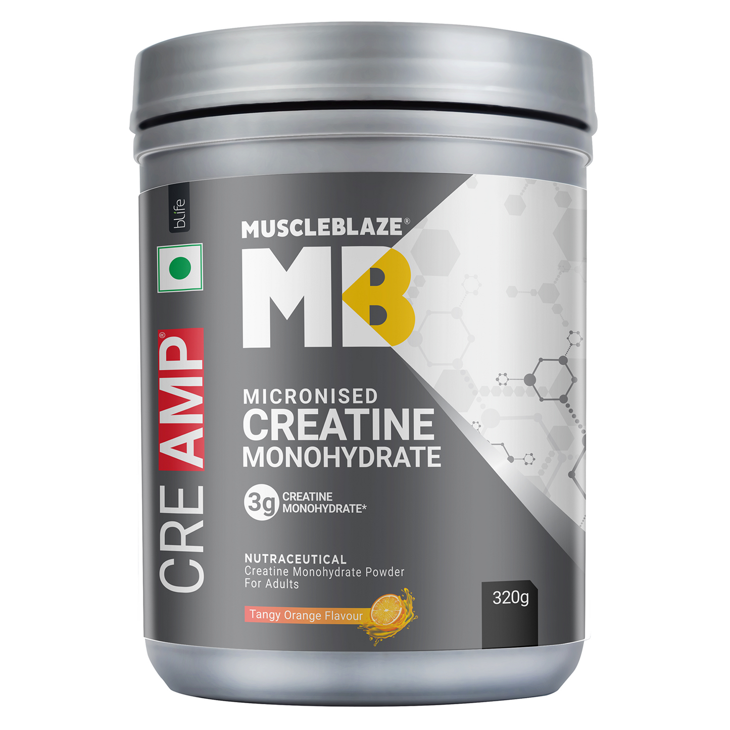 MuscleBlaze Micronised Creatine Monohydrate CreAMP