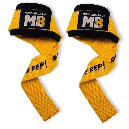 MuscleBlaze Weight Lifting Strap (One More Rep)