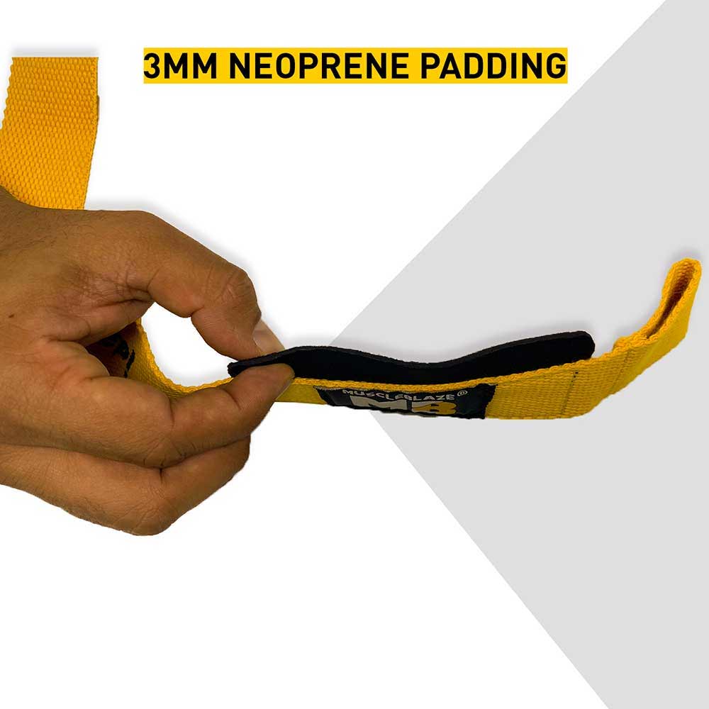 MuscleBlaze Weight Lifting Strap (One More Rep)