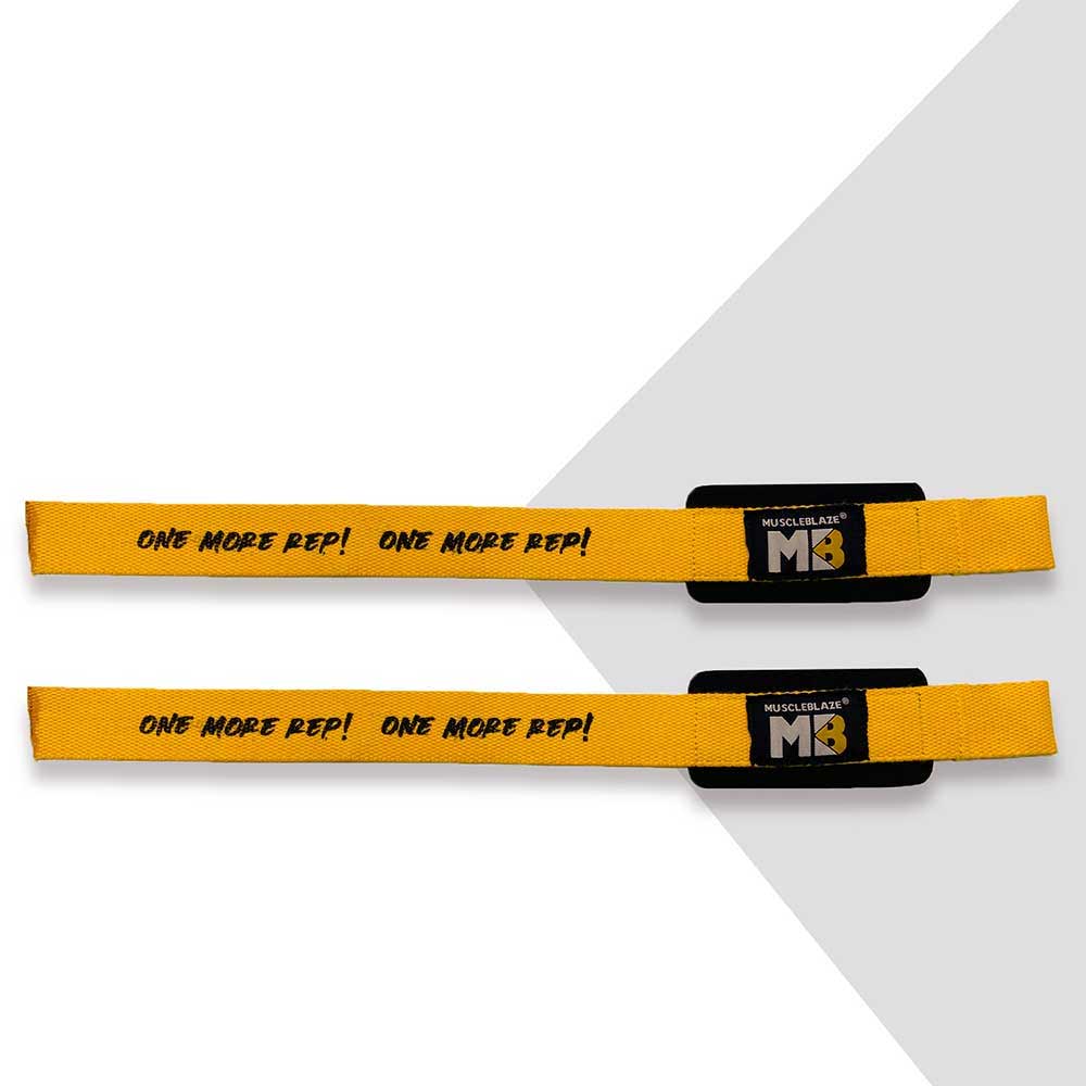 MuscleBlaze Weight Lifting Strap (One More Rep)