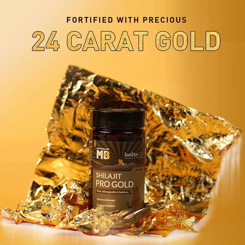 Koshaveda Shilajit Pro Gold by MuscleBlaze