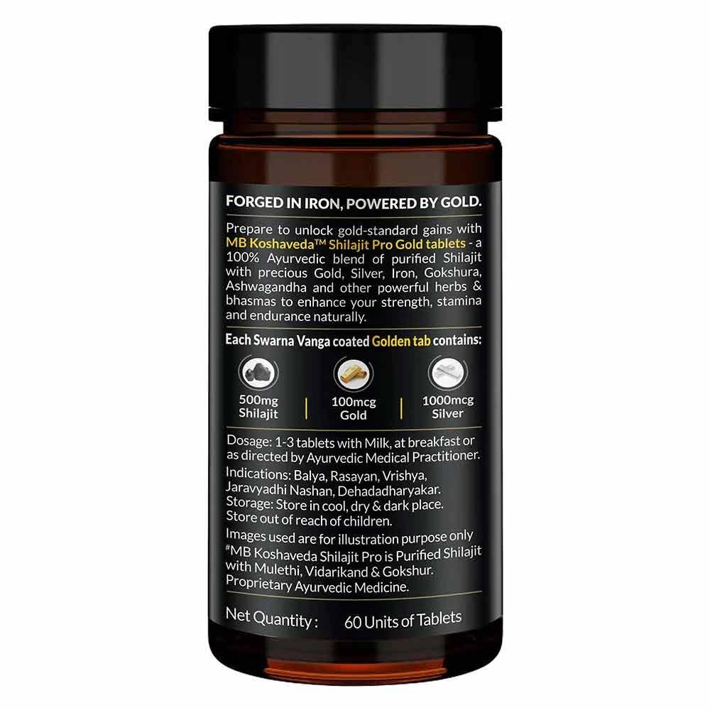 Koshaveda Shilajit Pro Gold by MuscleBlaze