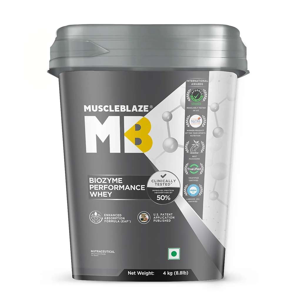 MuscleBlaze Biozyme Performance Whey Protein