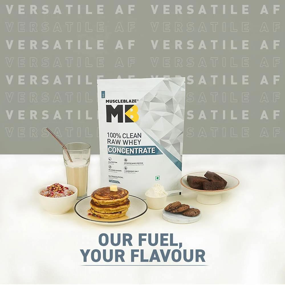 MuscleBlaze 100% Clean Raw Whey Protein Concentrate