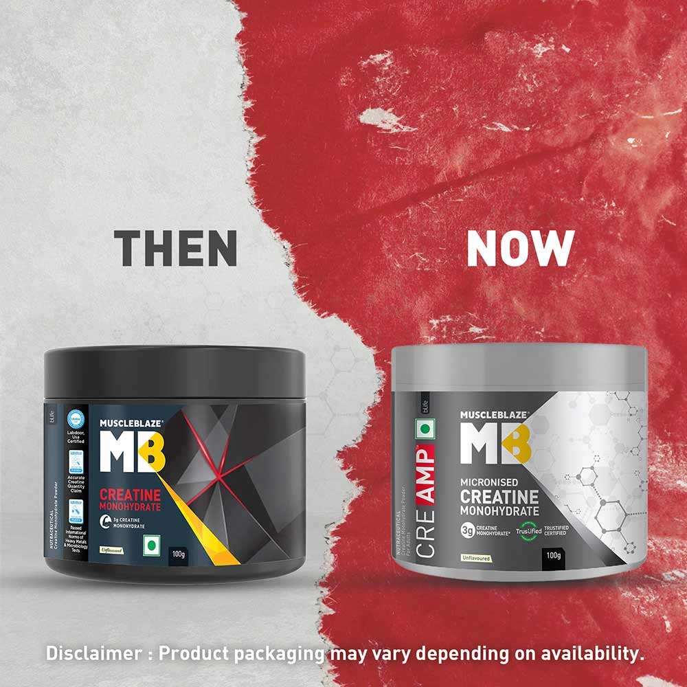 MuscleBlaze Micronised Creatine Monohydrate CreAMP