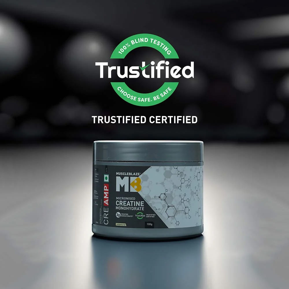 MuscleBlaze Micronised Creatine Monohydrate CreAMP