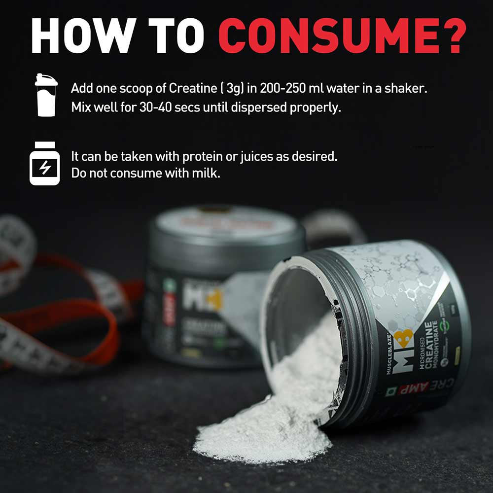 MuscleBlaze Micronised Creatine Monohydrate CreAMP