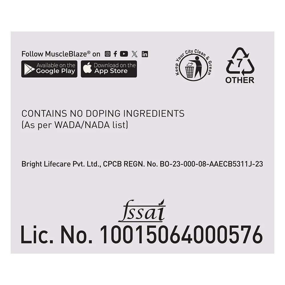 MuscleBlaze 100% Clean Raw Whey Protein Concentrate