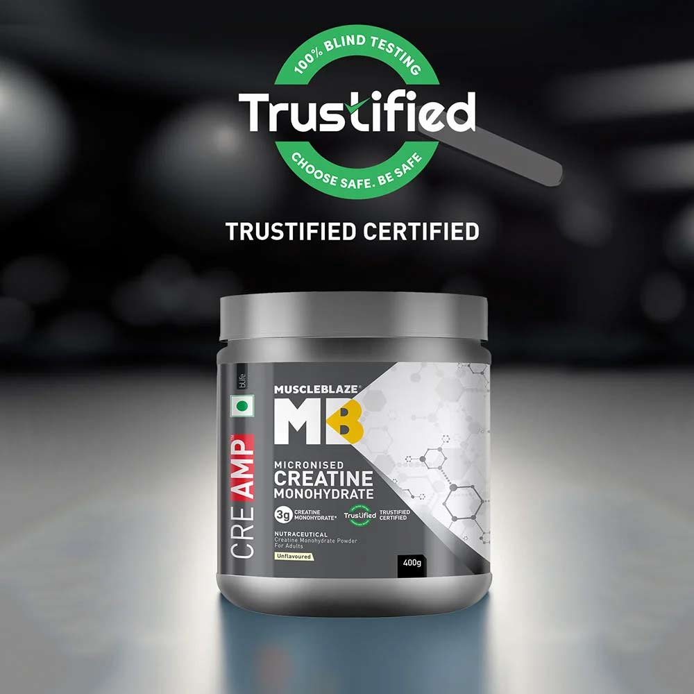 MuscleBlaze Micronised Creatine Monohydrate CreAMP