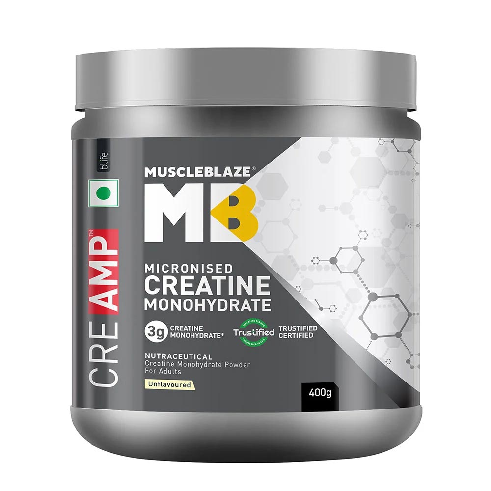 MuscleBlaze Micronised Creatine Monohydrate CreAMP