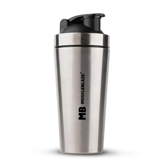 MuscleBlaze Gym Steel Shaker