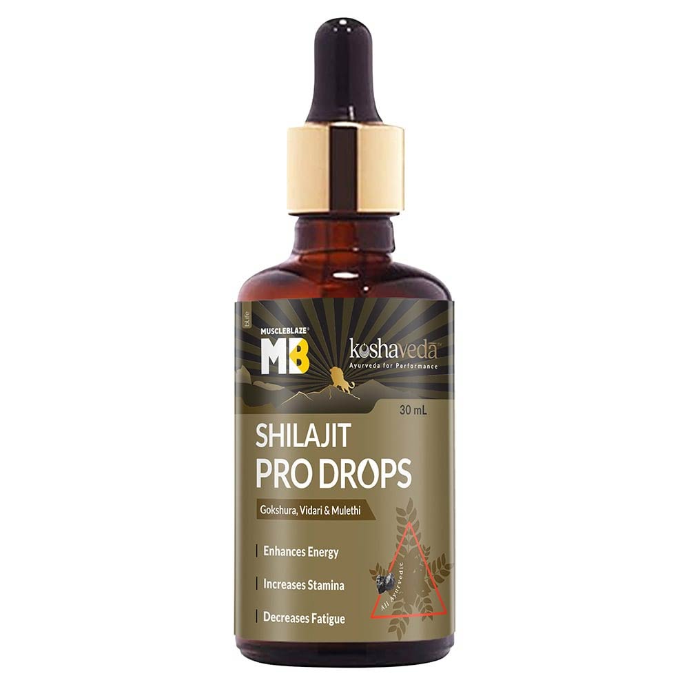 Koshaveda Shilajit Pro Drops by MuscleBlaze