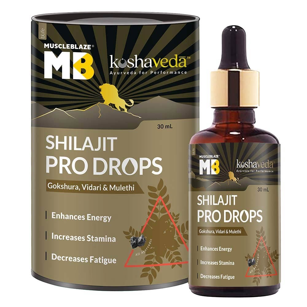 Koshaveda Shilajit Pro Drops by MuscleBlaze