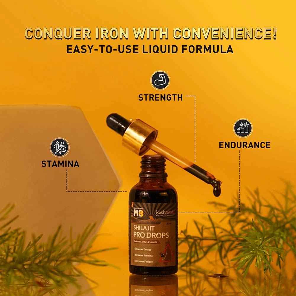 Koshaveda Shilajit Pro Drops by MuscleBlaze