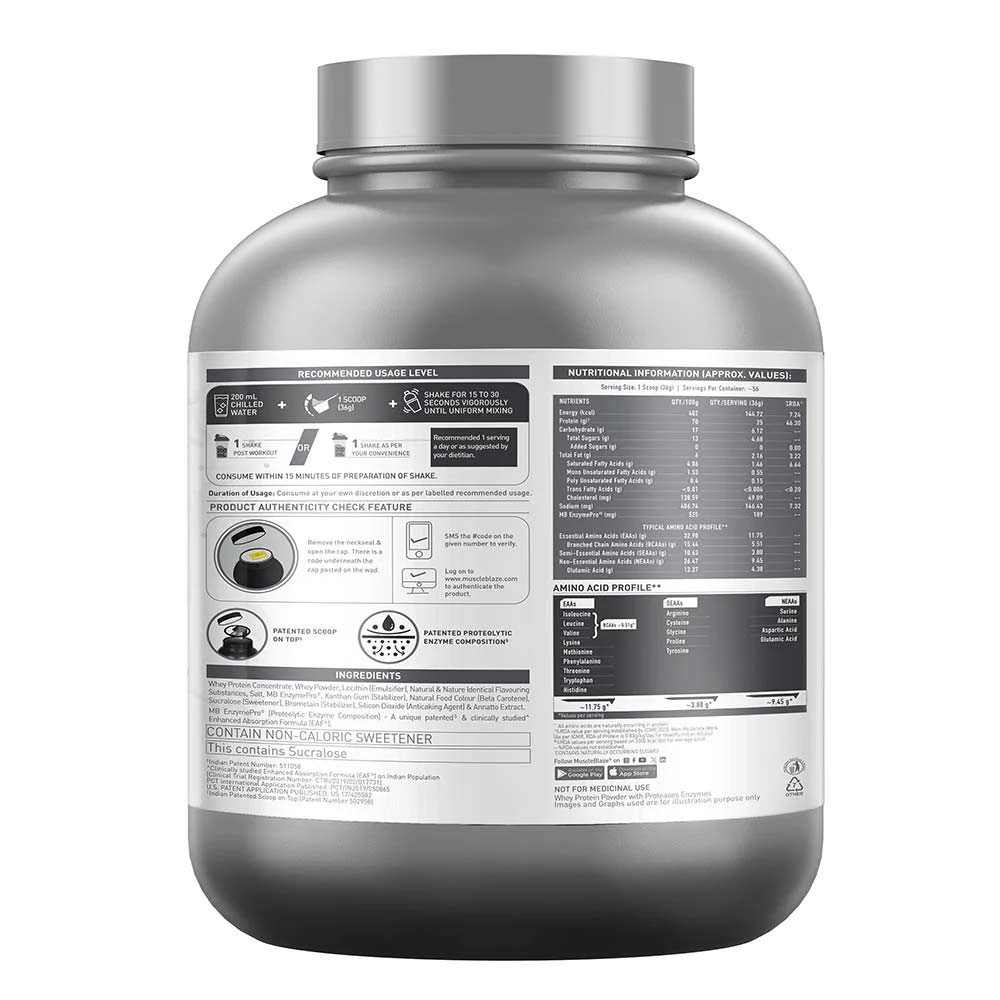 MuscleBlaze Biozyme Performance Whey Protein