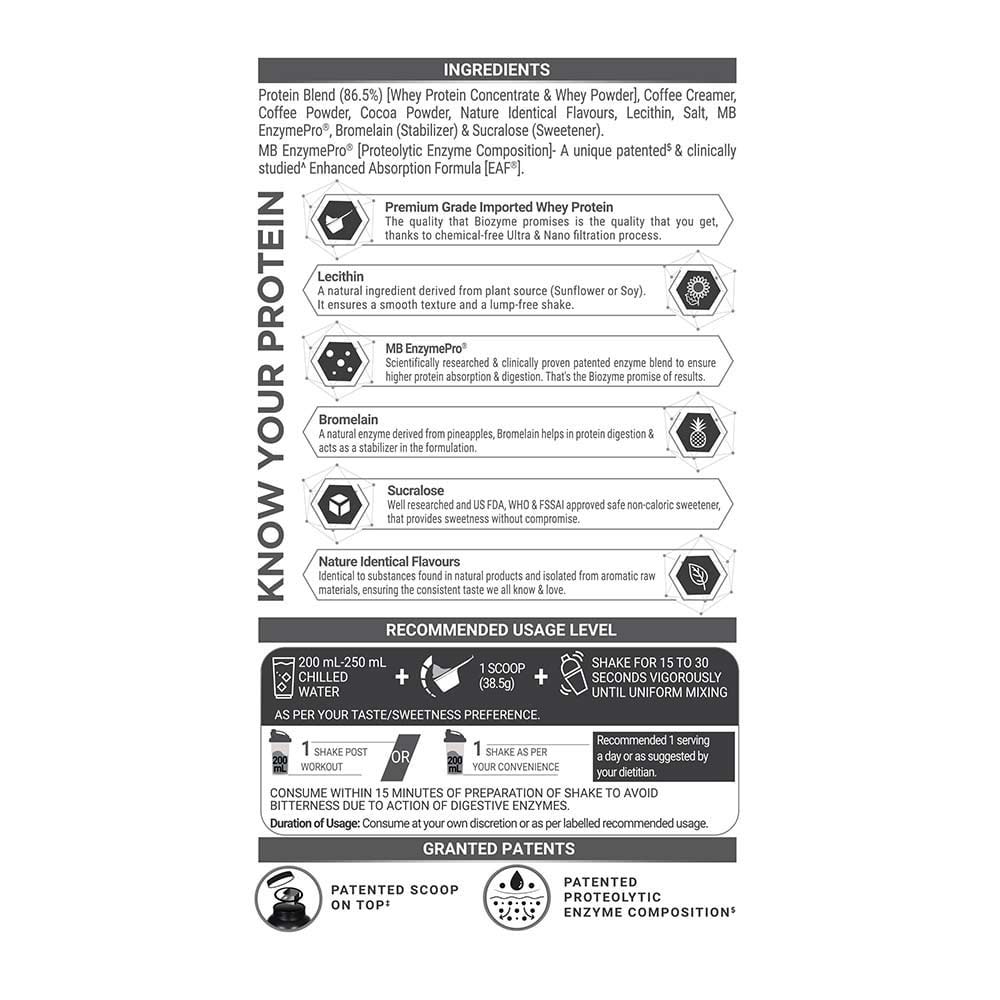 MuscleBlaze Biozyme Performance Whey