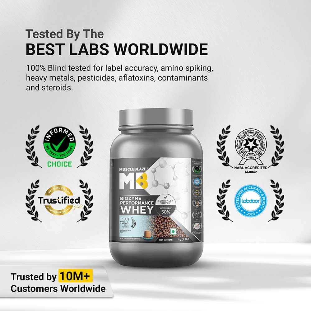MuscleBlaze Biozyme Performance Whey