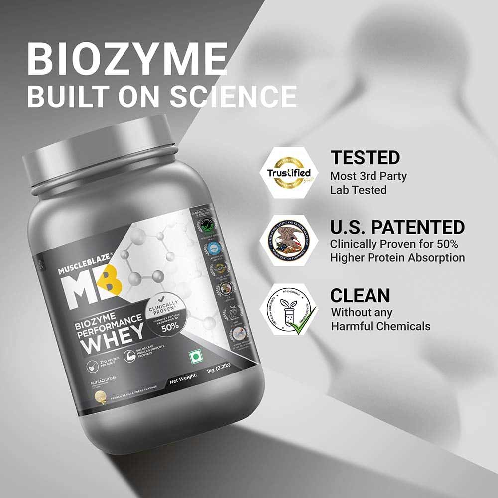 MuscleBlaze Biozyme Performance Whey
