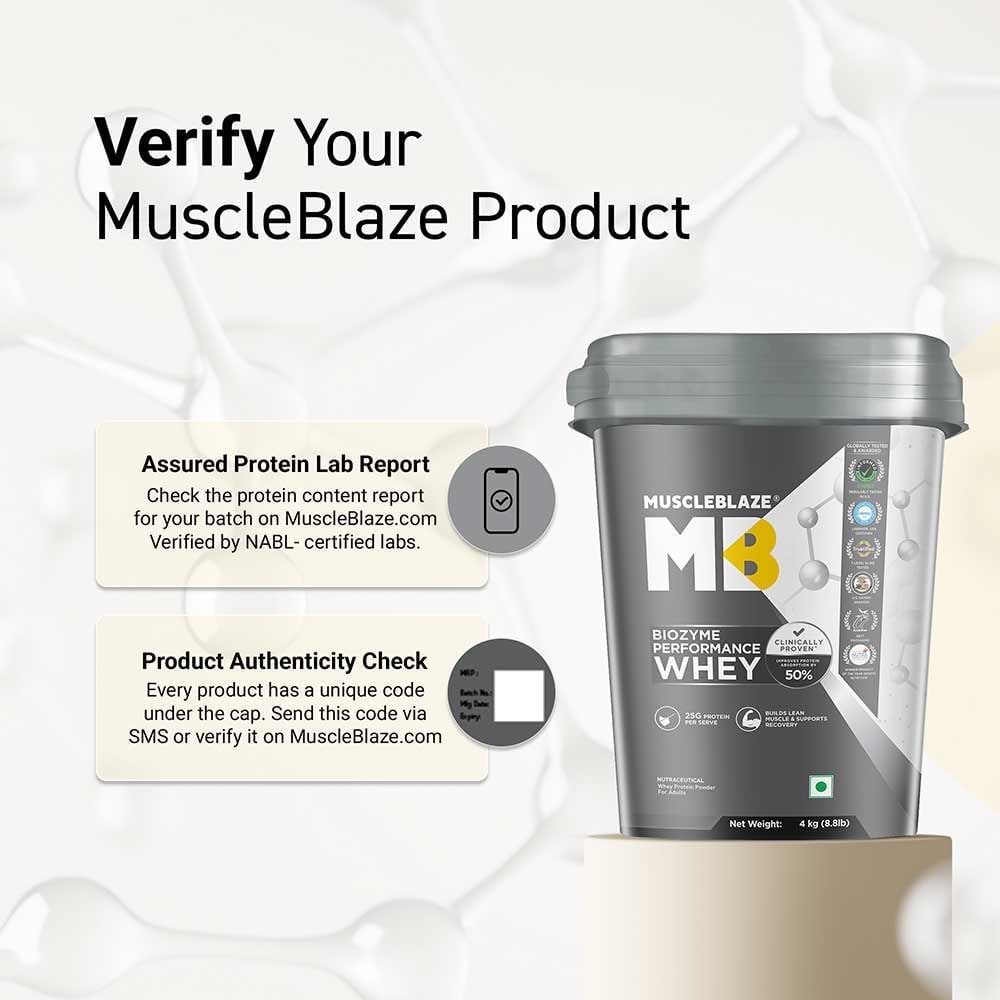MuscleBlaze Biozyme Performance Whey