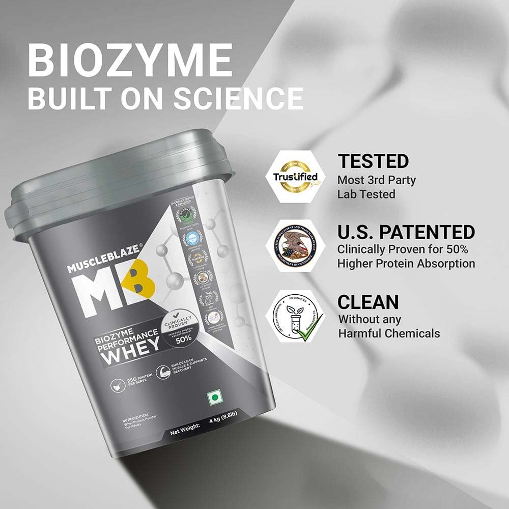 MuscleBlaze Biozyme Performance Whey