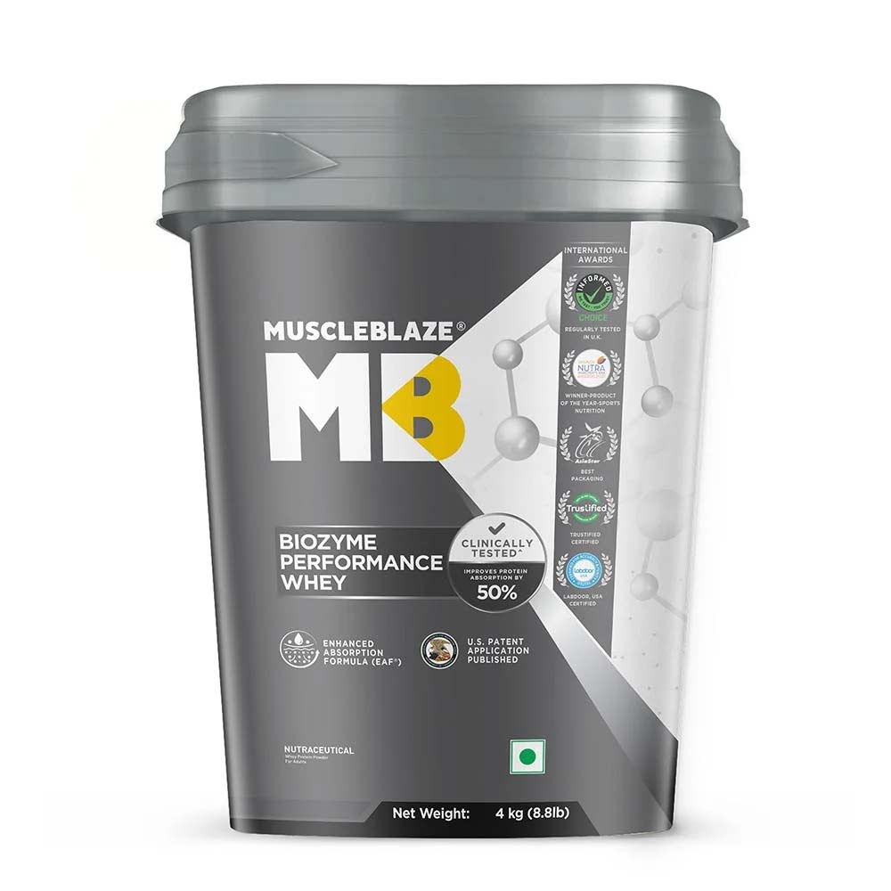 MuscleBlaze Biozyme Performance Whey Protein