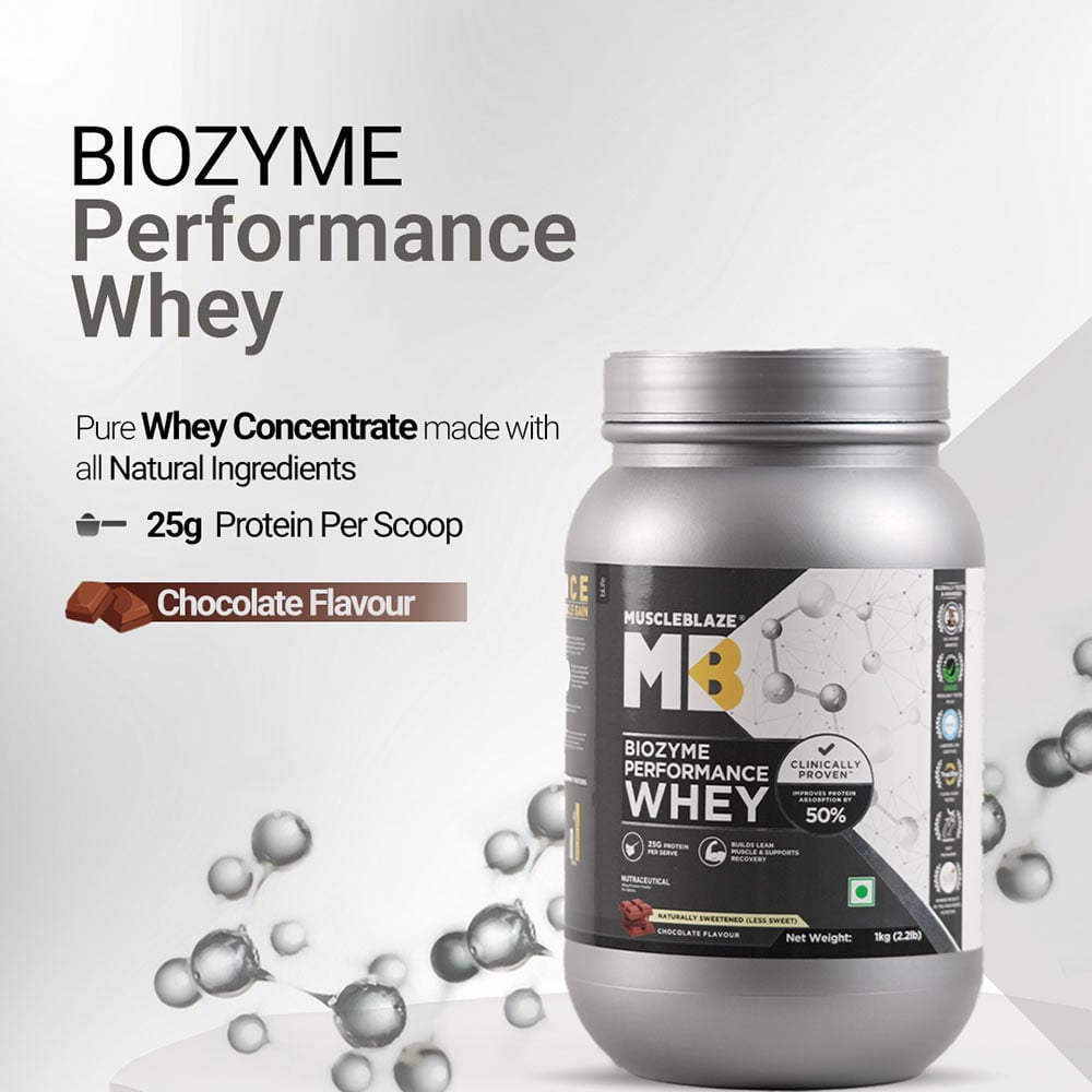 MuscleBlaze Biozyme Performance Whey