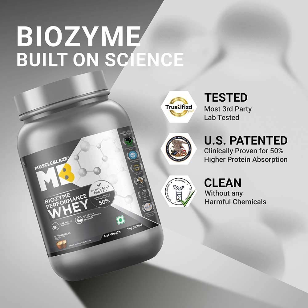 MuscleBlaze Biozyme Performance Whey