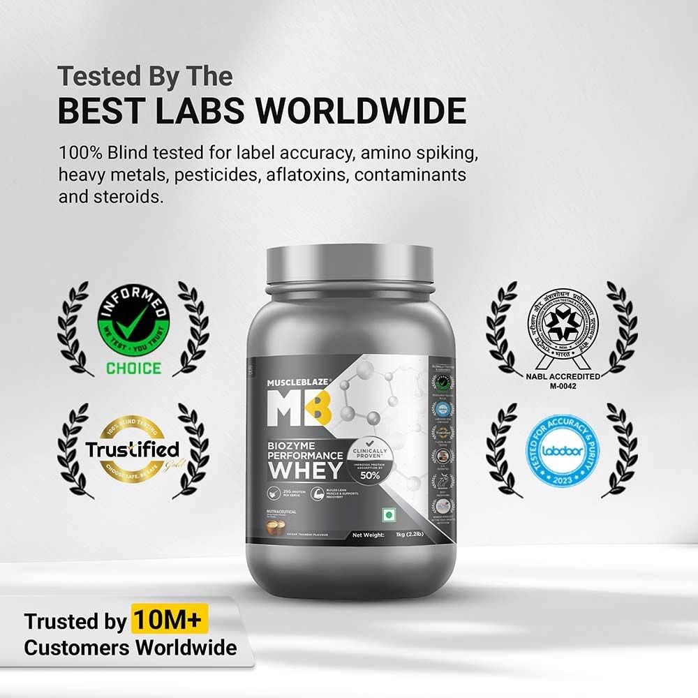 MuscleBlaze Biozyme Performance Whey