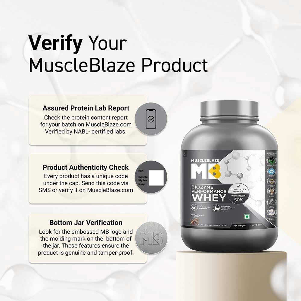 MuscleBlaze Biozyme Performance Whey