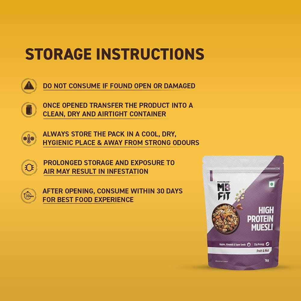MuscleBlaze High Protein Muesli