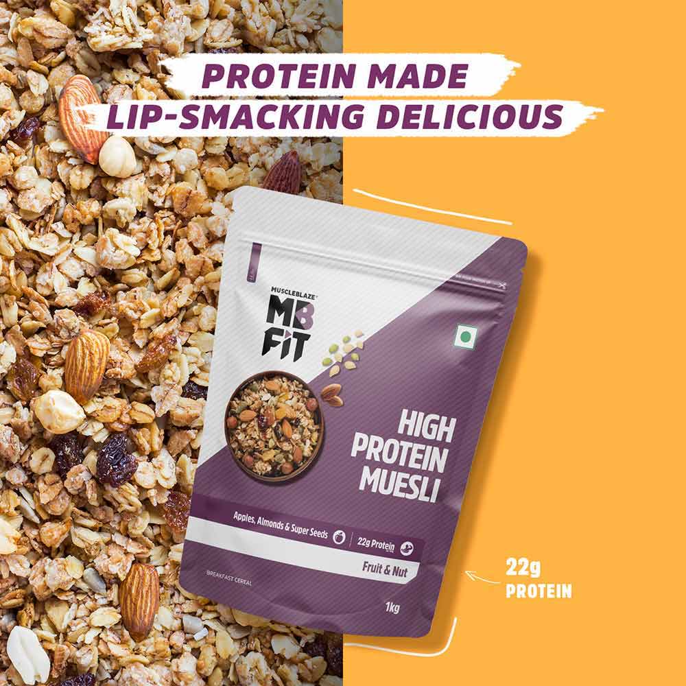 MuscleBlaze High Protein Muesli