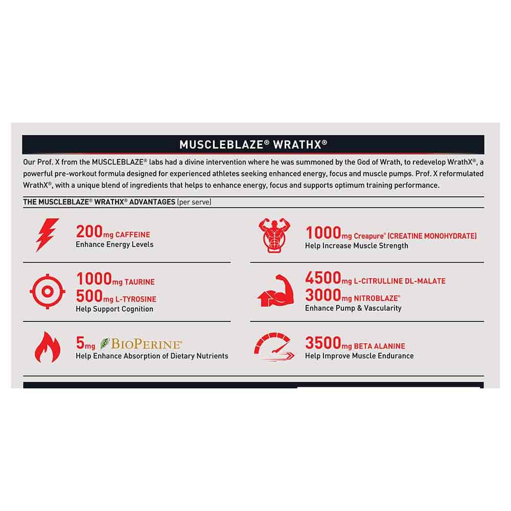 MuscleBlaze Pre Workout WrathX