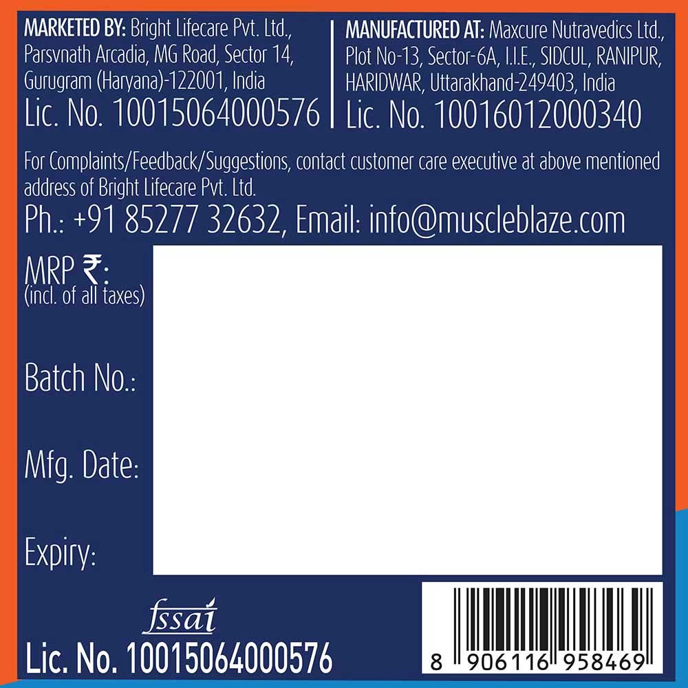 MuscleBlaze Sports Hydr8 PRO