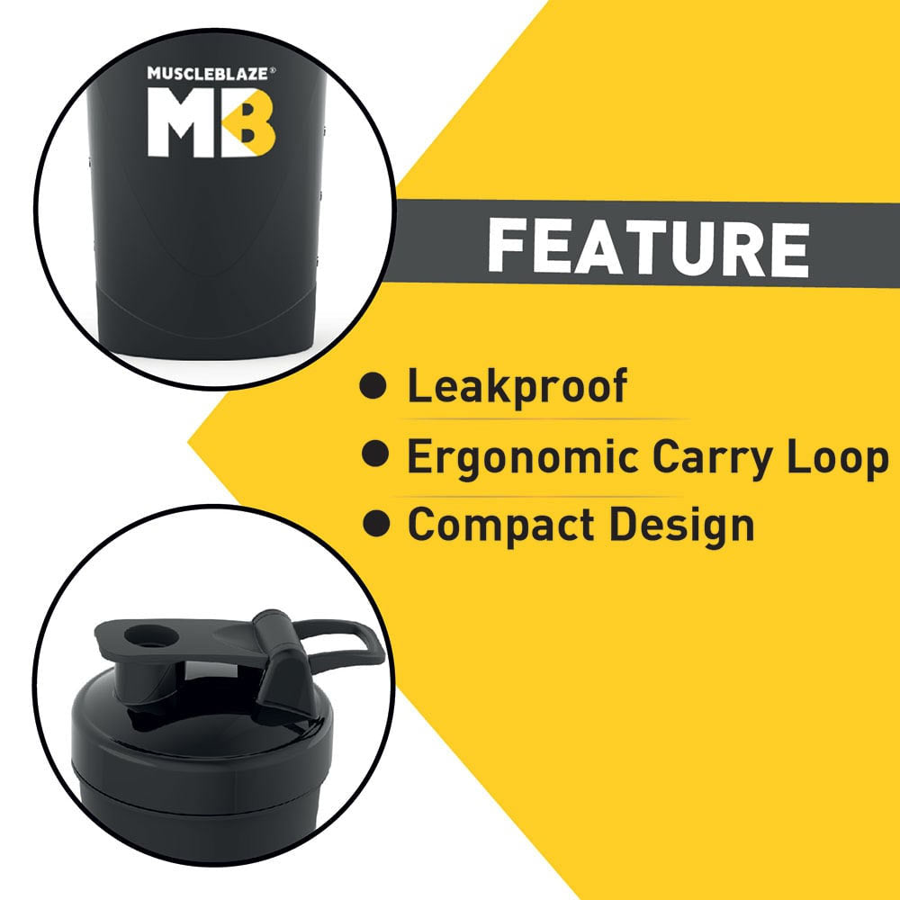 MuscleBlaze Compact Shaker