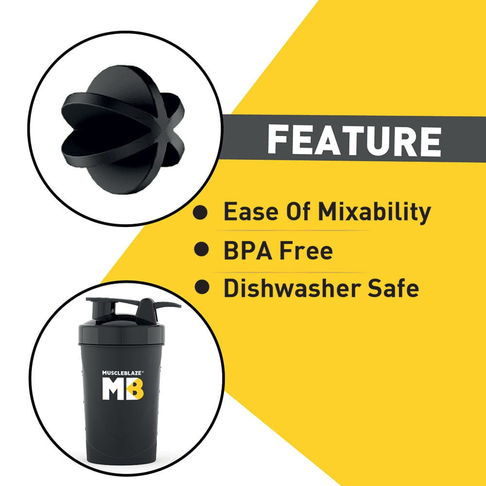 MuscleBlaze Compact Shaker