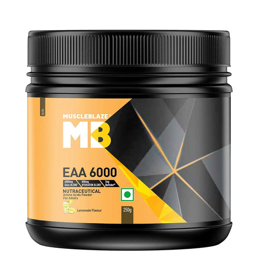 MuscleBlaze EAA 6000 250g (0.55lb), Lemonade Flavor