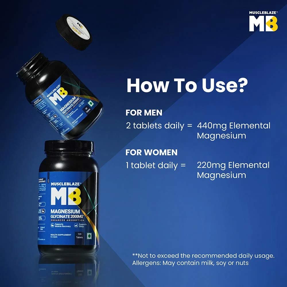 MuscleBlaze Magnesium Glycinate