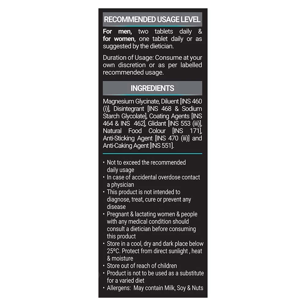 MuscleBlaze Magnesium Glycinate