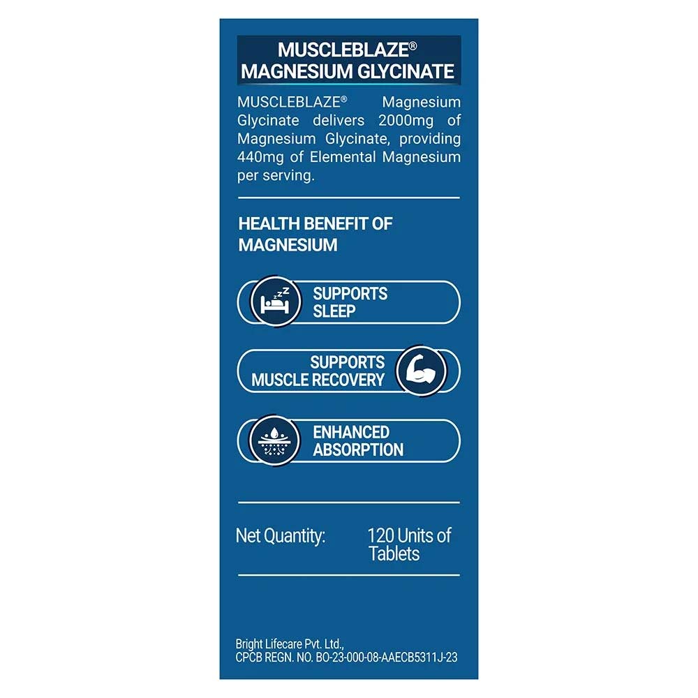 MuscleBlaze Magnesium Glycinate