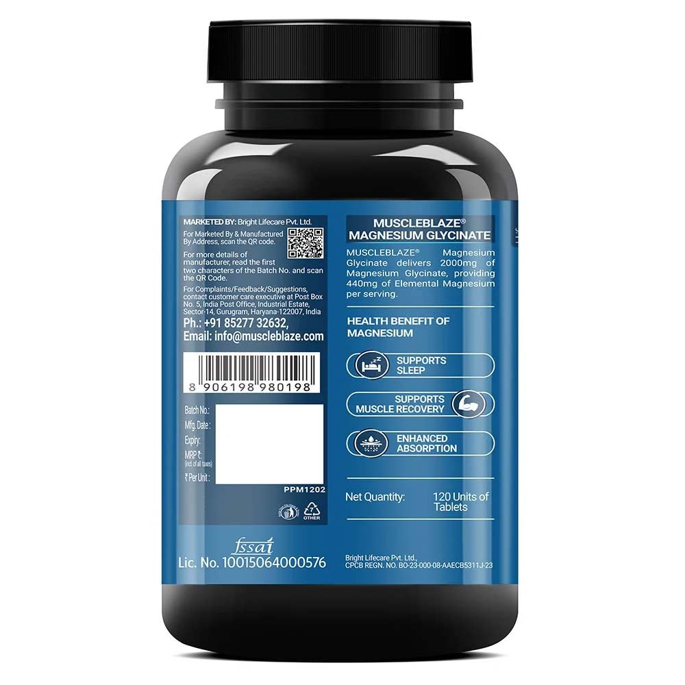 MuscleBlaze Magnesium Glycinate